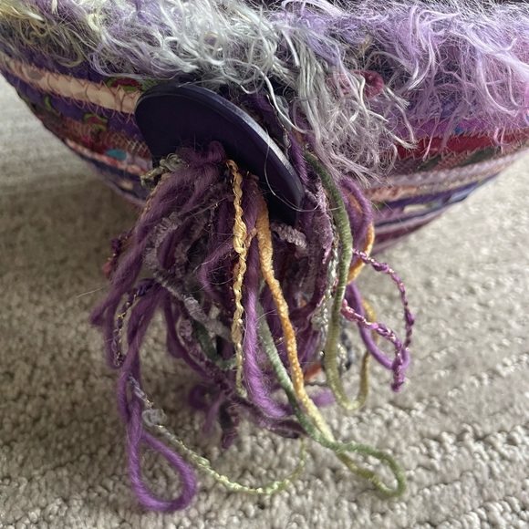 Handmade Multicolor Rag Rug Woven Bowl - Picture 3 of 6